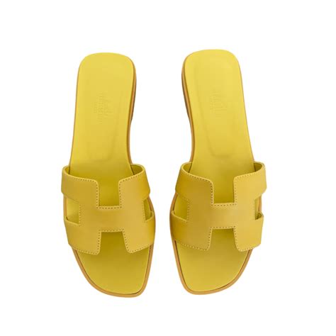 hermes sandals yellow|oran sandals true to size.